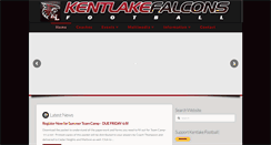 Desktop Screenshot of kentlakefootball.com